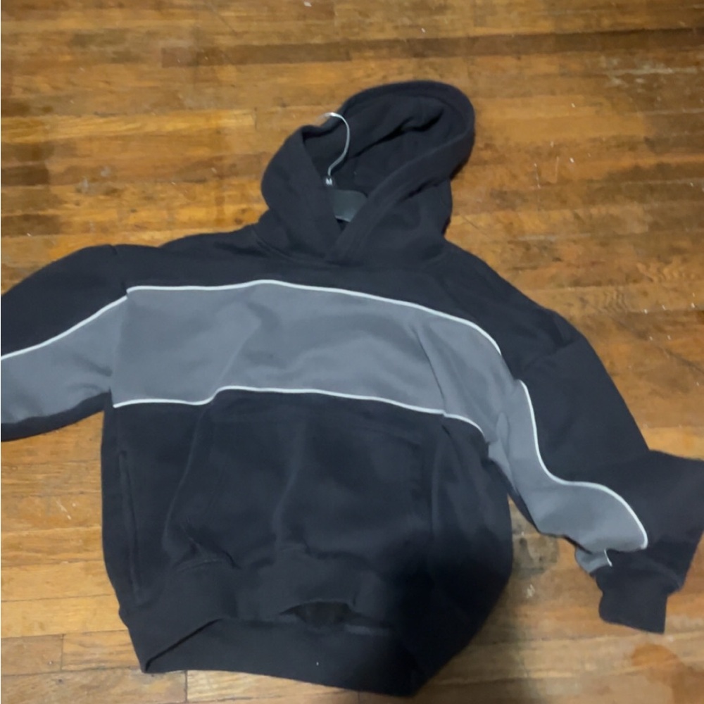 Black and Gray Hoodie